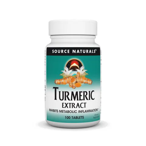 Source Naturals, Turmeric Extract, 100 Tablets – image 1
