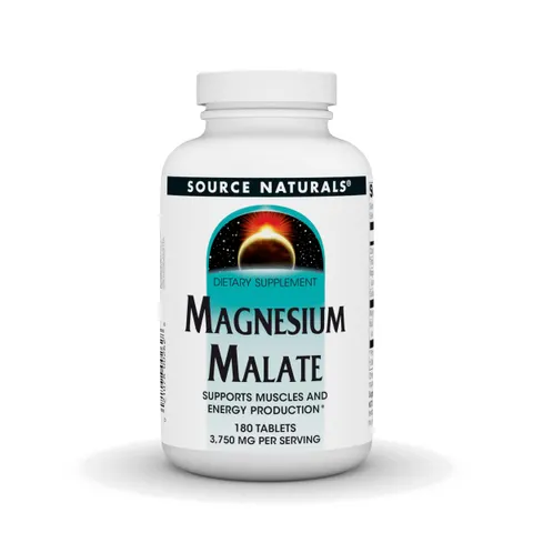 Source Naturals Magnesium Malate 1250mg 180 Tablets – image 1