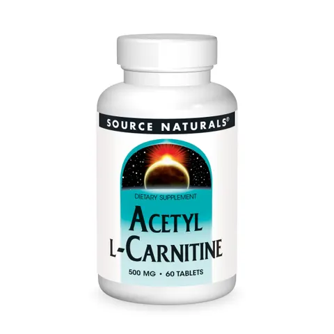 Source Naturals Acetyl L-Carnitine 500 Mg 60 Tablet – image 1