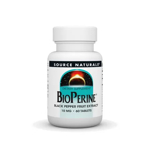 Source Naturals, BioPerine, 60 Tablets – image 1