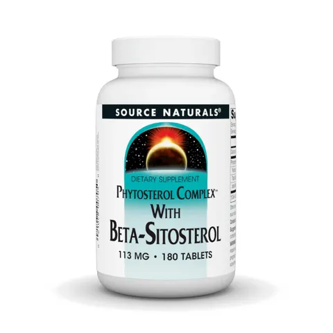 Source Naturals, Phytosterol Complex with Beta-Sitosterol, 340 mg, 180 Tablets (113 mg per Tablet) – image 1