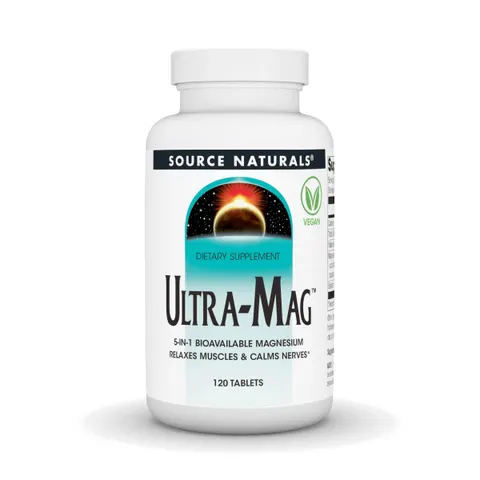 Source Naturals Magnesium, Ultra-Mag, 120 Tabs – image 1