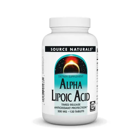 Source Naturals, Alpha Lipoic Acid, Timed Release, 120 Tablets – image 1