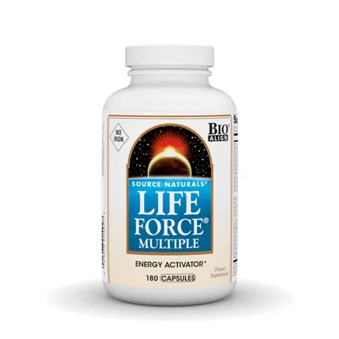 Source Naturals, Life Force Multiple, No Iron, 180 Capsules – image 1