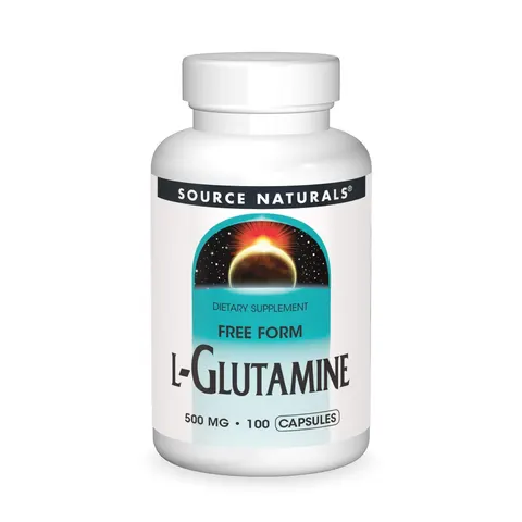 Source Naturals, L-Glutamine, 500 mg, 100 Capsules – image 1