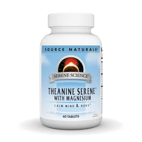 Source Naturals, Theanine Serene, 60 Tablets – image 1