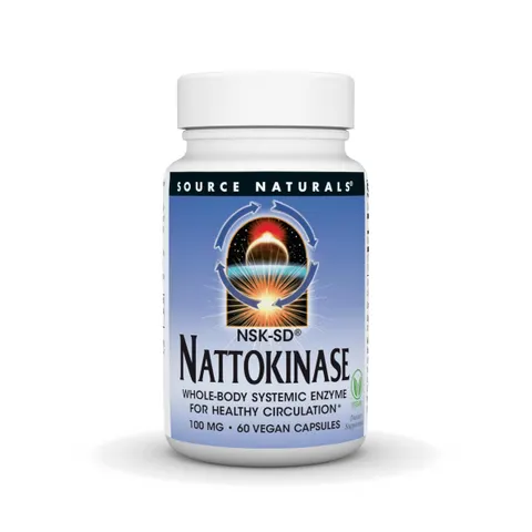 Source Naturals, Nattokinase, 100 mg, 60 Capsules – image 1