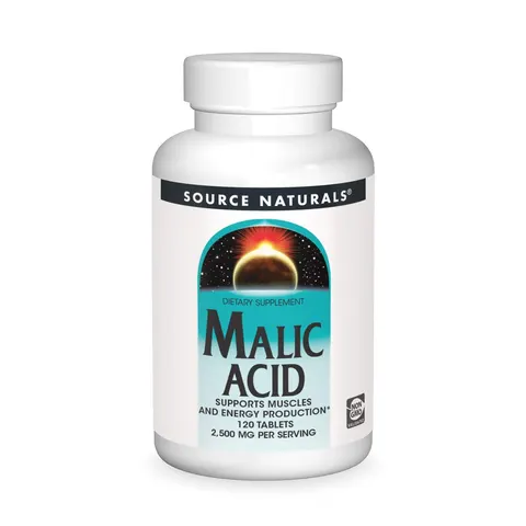 Source Naturals, Malic Acid, 2,500 mg , 120 Tablets – image 1