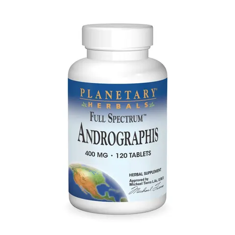Planetary Herbals Andrographis Full Spectrum� 400 Mg 120 Tablet – image 1