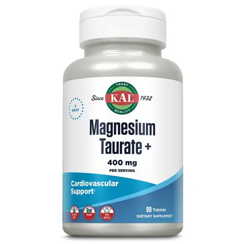 Solaray magnesium taurate+b6 90comp. – imagen 1