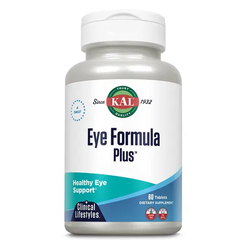 KAL, Eye Formula Plus, Healthy Eye Support, 60 Tablets – image 1