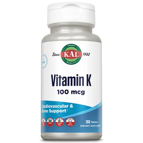 Kal 100 Mcg K1 Tablets, 100 Count – image 1