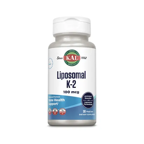 KAL, Liposomal K-2, 100 mcg, 30 VegCaps – image 1
