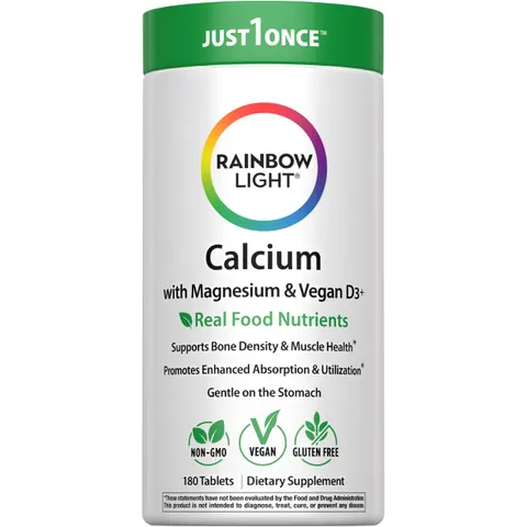 Rainbow Light Food-Based Calcium - 180 tablets – image 1