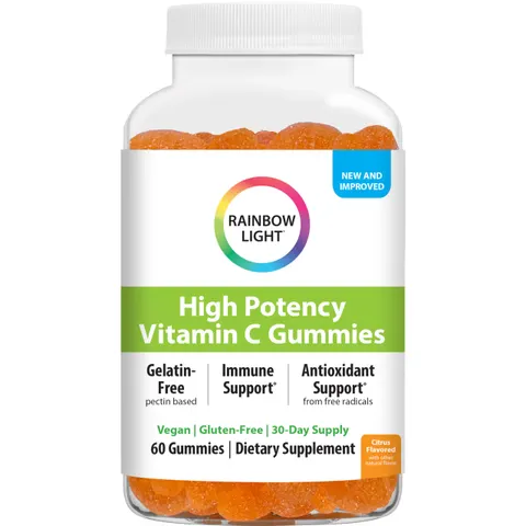 Rainbow Light, Vitamin C Gummies, Citrus, 60 Gummies – image 1