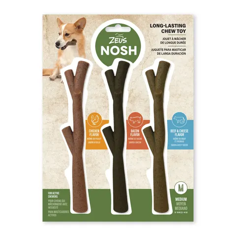Zeus Nosh Strong Chew Sticks -3pk – image 1
