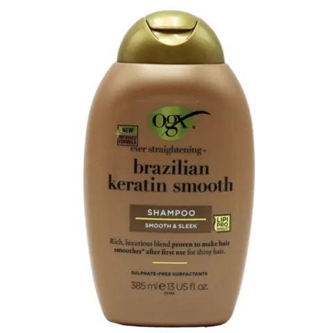 OGX Brazilian Keratin Smooth Shampoo – 385ml – image 1