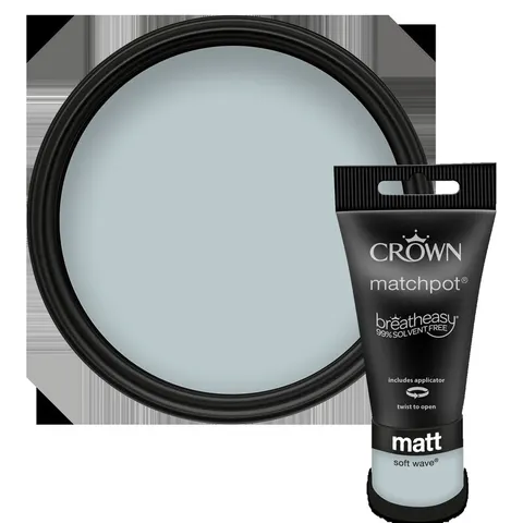 Crown Matt Emulsion Tester Pot - Soft Wave - 40ml – image 1