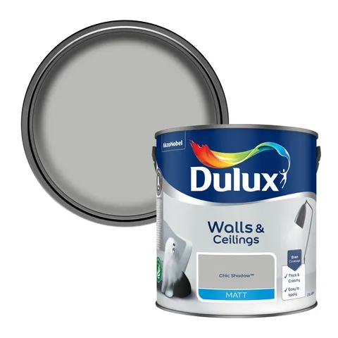 Dulux Walls & Ceilings Matt Paint Chic Shadow - 2.5L – image 1