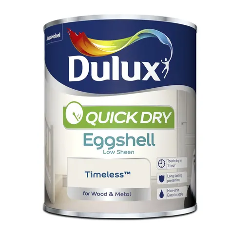 Dulux Quick Dry Eggshell Timeless 750ml – image 1