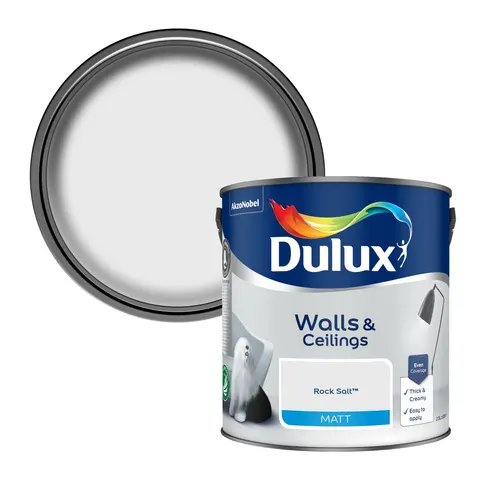Dulux Matt Rock Salt 2.5L – 618189 – image 1