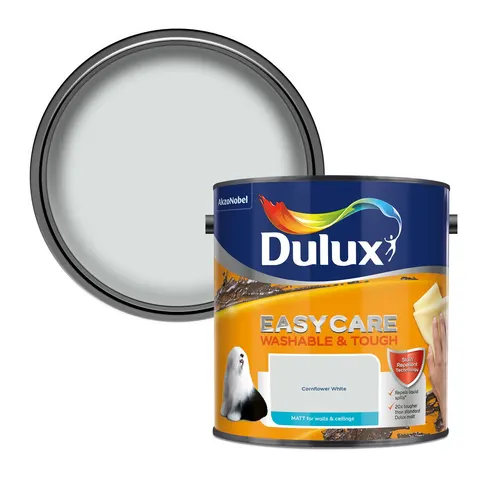 Dulux Easycare Matt Cornfl White 2.5L – image 1