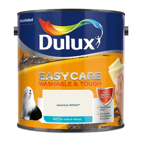 Dulux Easycare Matt Jasmne White 2.5L – image 1