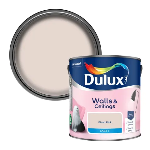 Dulux Matt Blush Pink 2.5L – Blush 2.5L – image 1