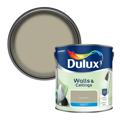 Dulux Matt Overtly Olive 2.5L – image 1