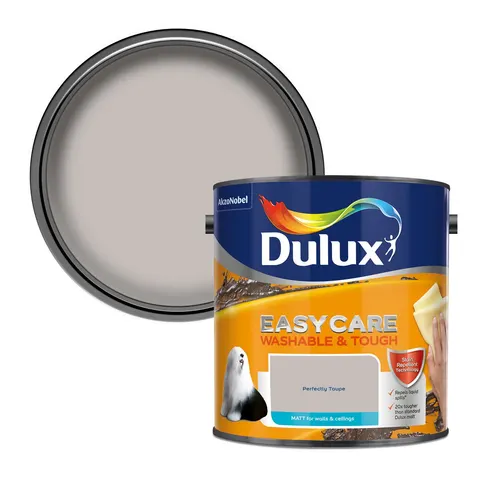 Dulux Easycare Matt Perf Taupe 2.5L – image 1