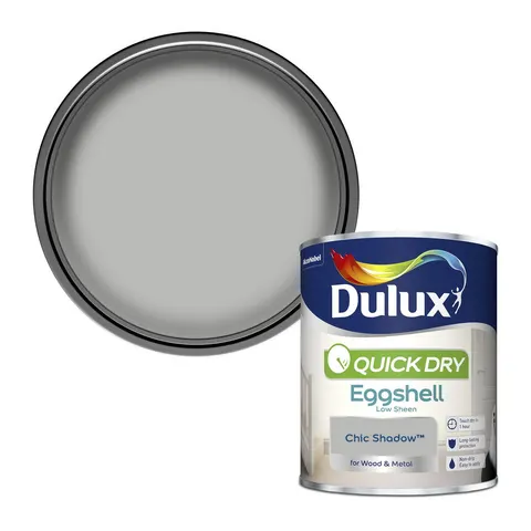 Dulux Quick Dry Eggshell Chic Shadow 750ml – image 1