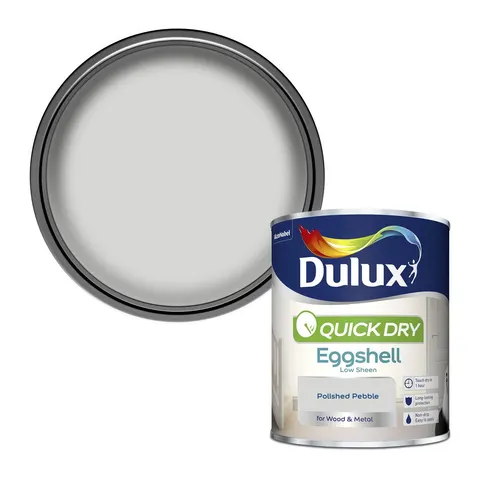 Dulux Quick Dry Eggshell Pol Pebble 750ml – image 1