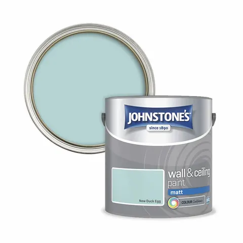 Johnstone's - Washable Matt Paint - New Duck Egg - 2.5L – image 1