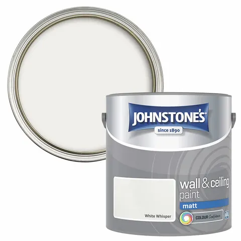 Johnstone's Wall & Ceiling White Whisper Matt Paint - 2.5L – White 2.5L – image 1