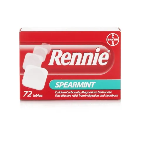 Rennie Spearmint 72 Tablets – image 1
