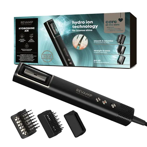 Revamp Hydro shine 3-in-1 air styler – Black – image 1