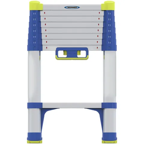 Werner 2.6m Soft Close Telescopic Ladder – image 1