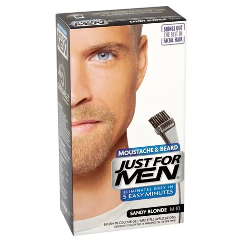 Just for men moustache & beard m10 blonde – image 1