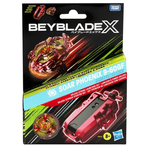 Beyblade X Soar Phoenix Deluxe String Launcher Set – image 1