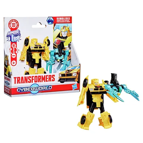 Transformers Cyberworld Armored Cyber Changers Bumblebee – afbeelding 1
