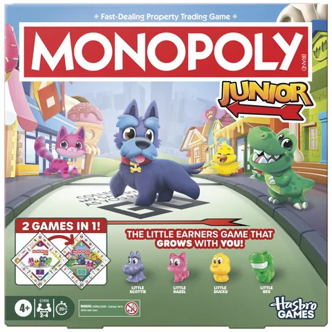 Monopoly 2-in-1 Junior Game – image 1