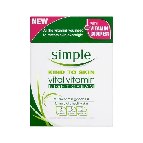 Simple Vital Vitamin Night Cream 50ml – image 1