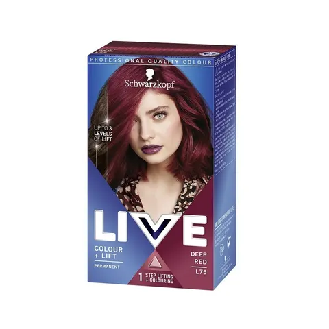 Schwarzkopf Live Permanent Colour + Lift Deep Red L75 – image 1