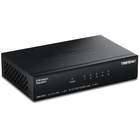 TRENDNET TRN TEG-S351 - Switch, 5-port, Gigabit Ethernet – image 1
