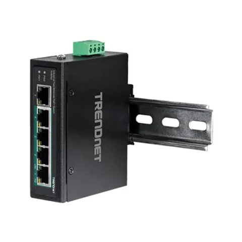 TRENDNET TRN TI-PE50 - Switch, 5 puertos, Fast Ethernet, PoE+ – imagen 1