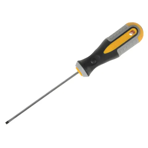 Roughneck Soft Grip Magnetic Slotted Terminal Screwdriver – image 1