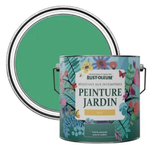 Rust-Oleum Emerald Matt Garden Paint 2.5L – image 1