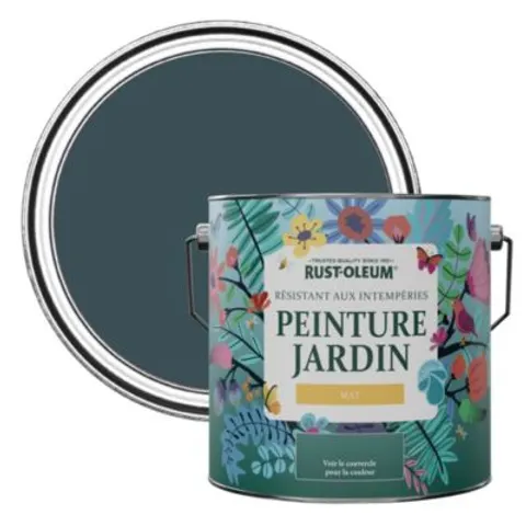 Rust-Oleum Evening Blue Matt Garden Paint 2.5L – image 1