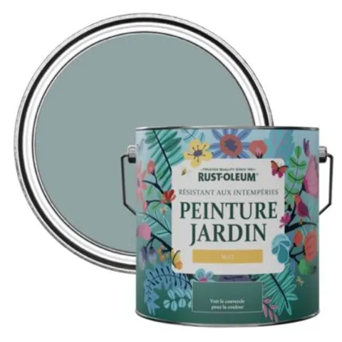 Rust-Oleum Gresham Blue Matt Garden Paint 2.5L – image 1