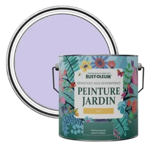 Rust-Oleum Violet Macaroon Matt Garden Paint 2.5L – image 1